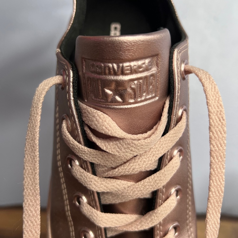 Converse Chuck Taylor All‎ Star Low Rose Quartz Metallic Women's Shoe Size 7.5 - Picture 12 of 13